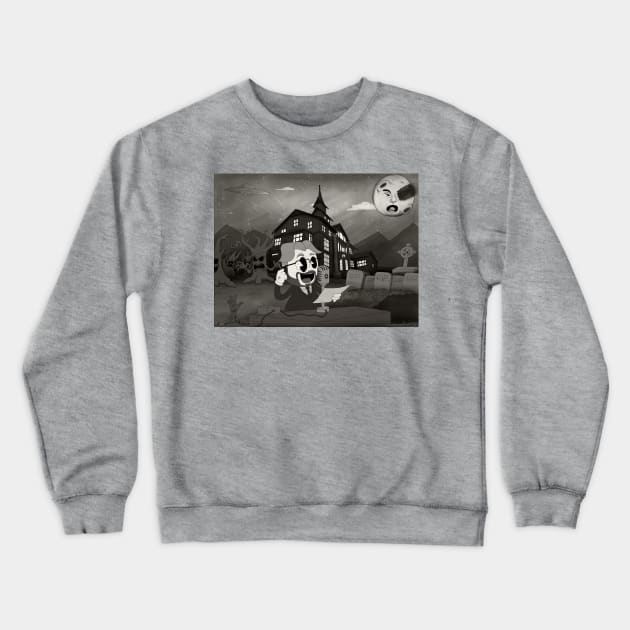 Old Timey Cartoony Darren Crewneck Sweatshirt by marlarhouse